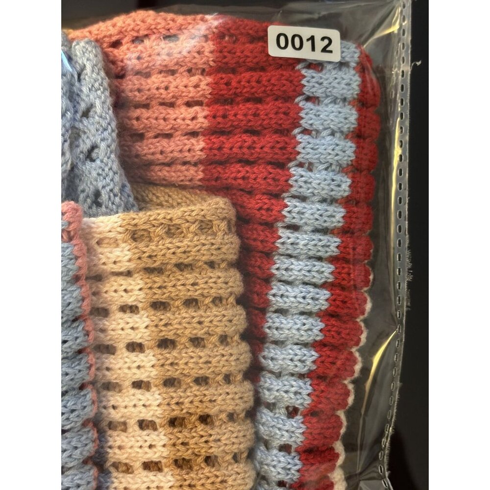 Vintage-Inspired VRG GRL Multicolor Crochet Knit Maxi Dress Long Sleeves Size 8 - Picture 15 of 15